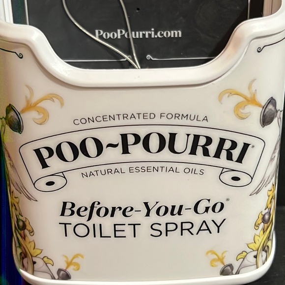 Poo-Pourri toilet spray bottle caddy w/cable tie-keep that spray handy–NIB - Picture 4 of 8